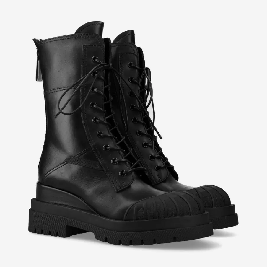 Discount Jiro M6561D Ankle Boots In Calfskin And Silicone Woman Ankle Boots